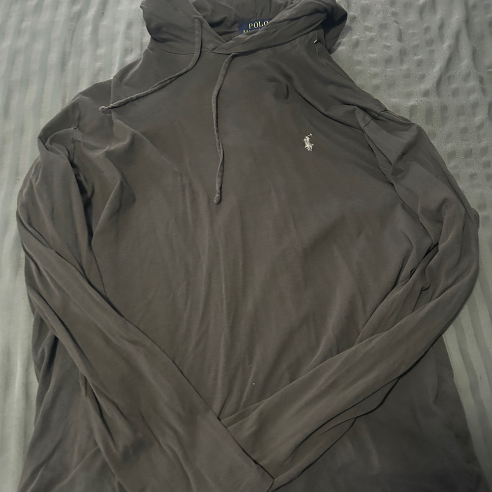 Ralph Lauren Charcoal Hoodie size medium